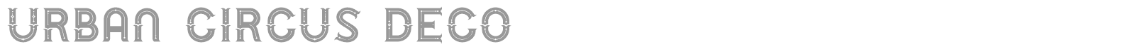 Urban Circus font preview